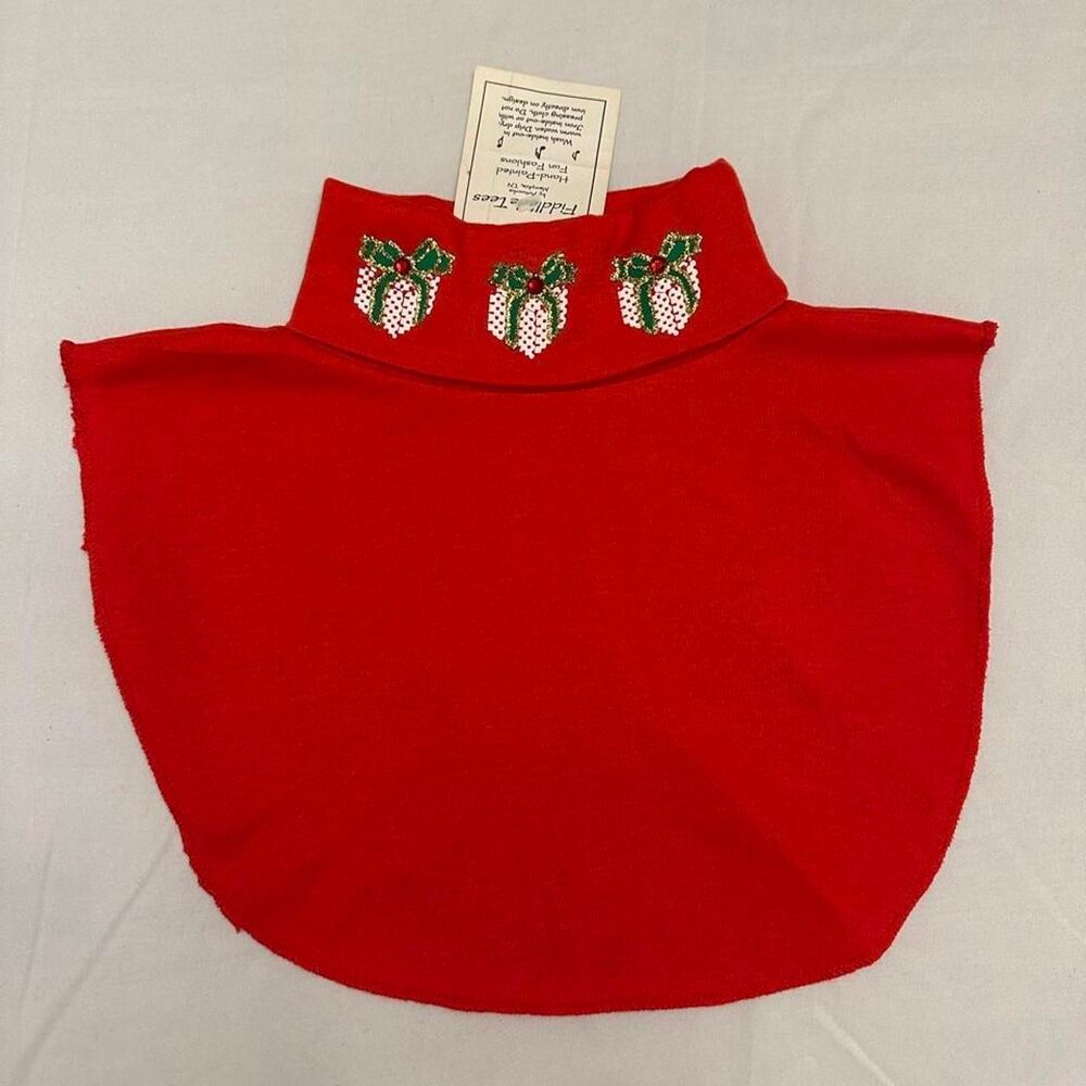 Women's Red Christmas Dickie